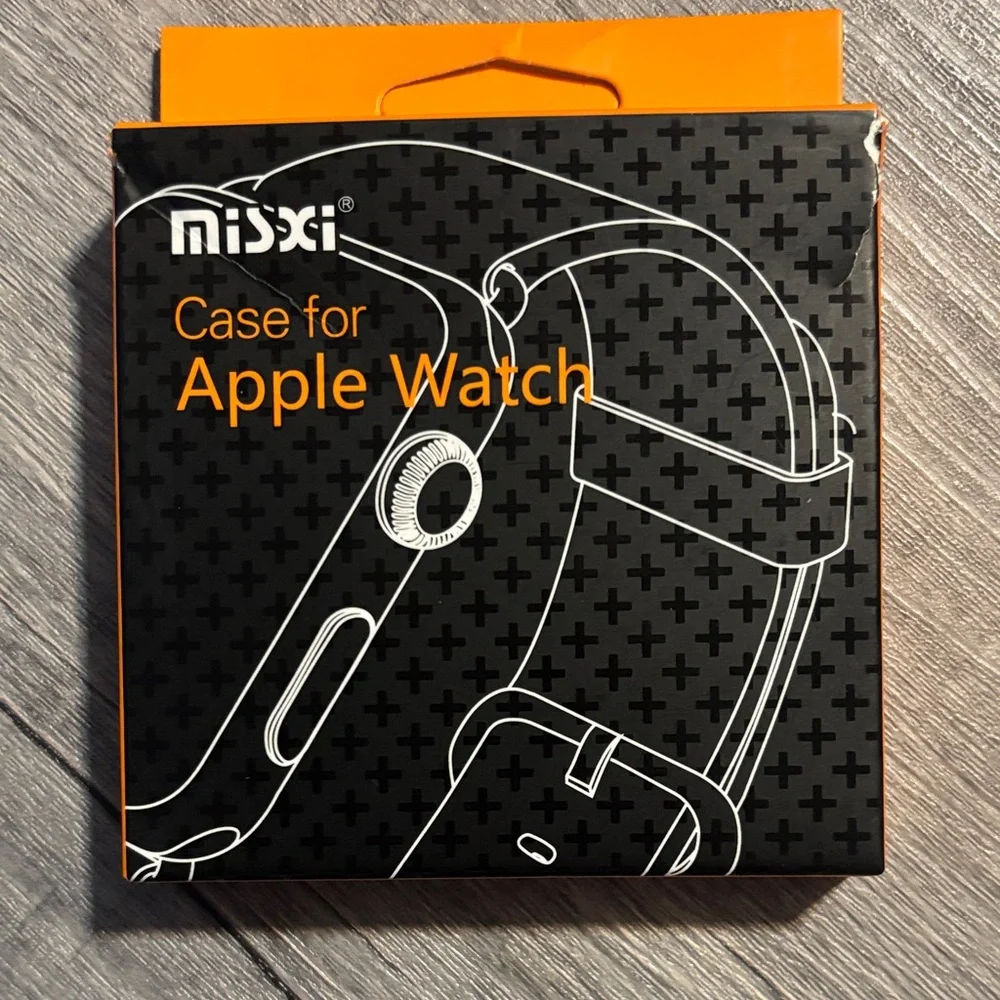 TWO-PACK Black Hard Case for Apple Watch Series 9/8/7 45mm